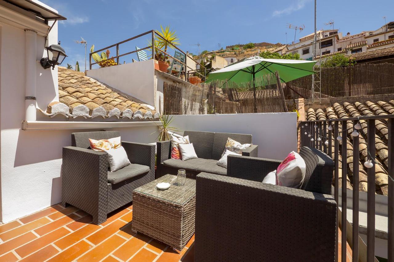 Coqueto Apartamento Duplex Con Terraza Privada Y Parking Granada Exterior foto
